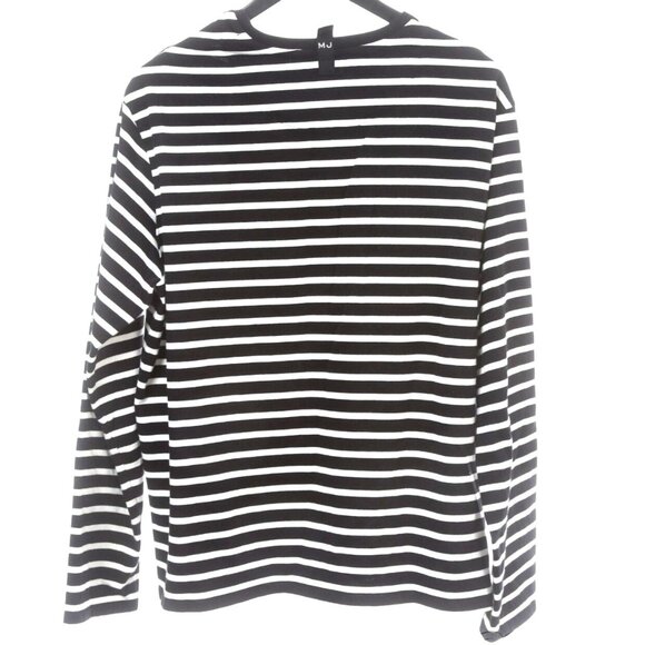 Marc Jacobs Striped Cotton Long Sleeve T-Shirt XL Luxe Minimalist EUC MSRP $295 - Picture 3 of 11